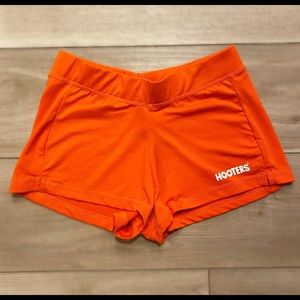XS Orange Hooters girl shorts